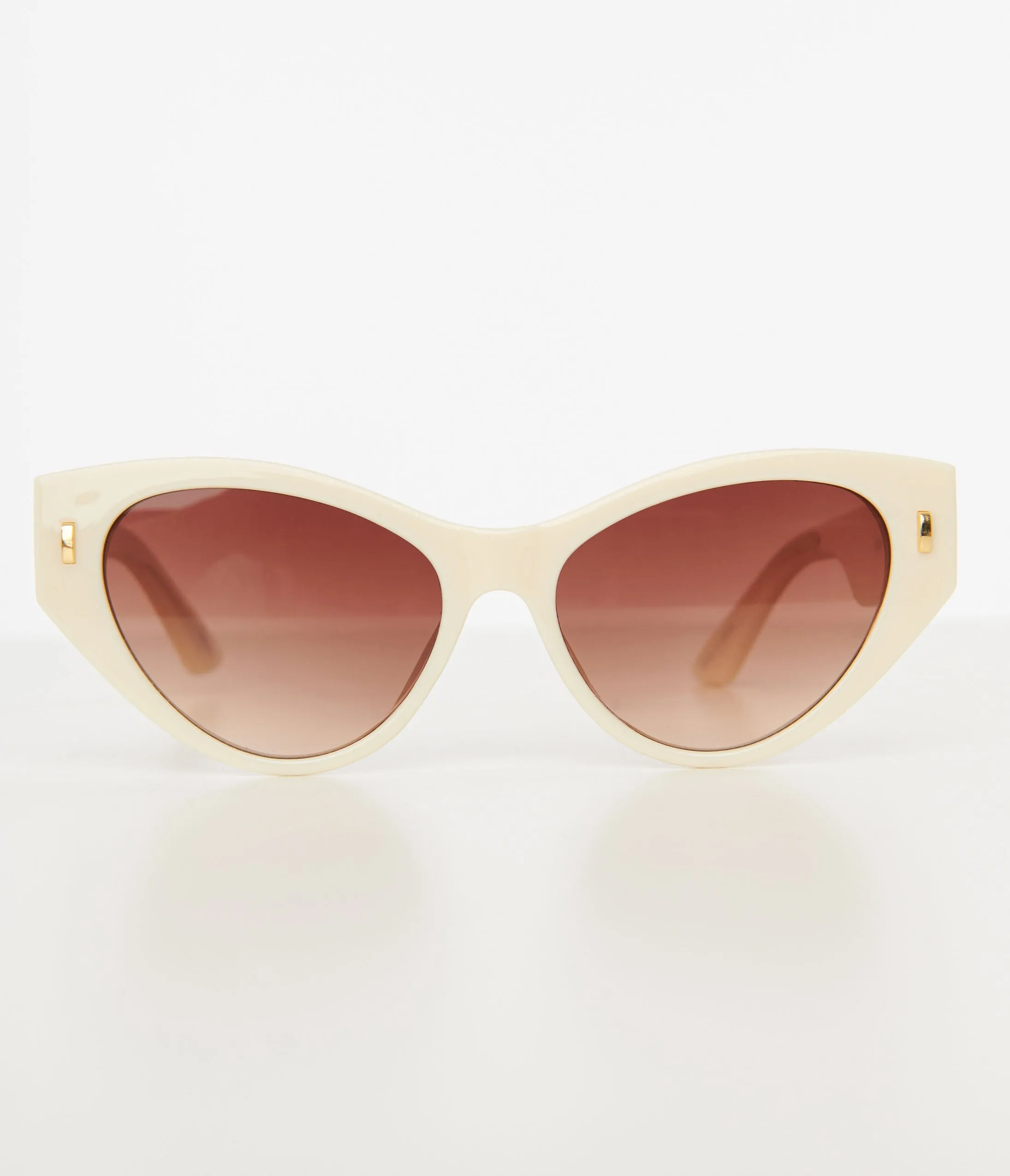 1950s Cream Cat Eye Sunglasses