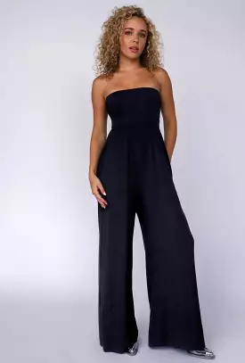 All Weekend Long Strapless Jumpsuit