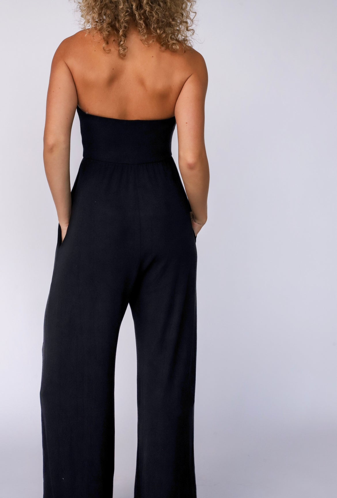 All Weekend Long Strapless Jumpsuit