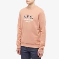 A.P.C.  |Crew Neck Unisex Street Style Long Sleeves Cotton Oversized