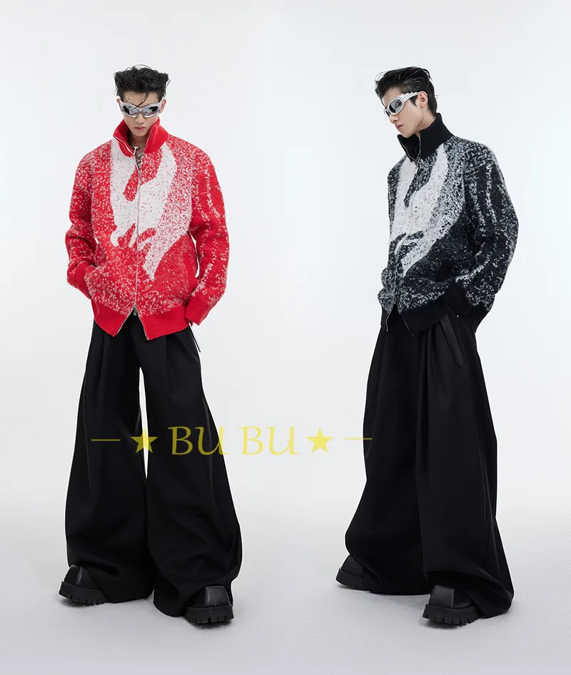 Argue Culture  |Unisex Blended Fabrics Street Style Plain Oversized