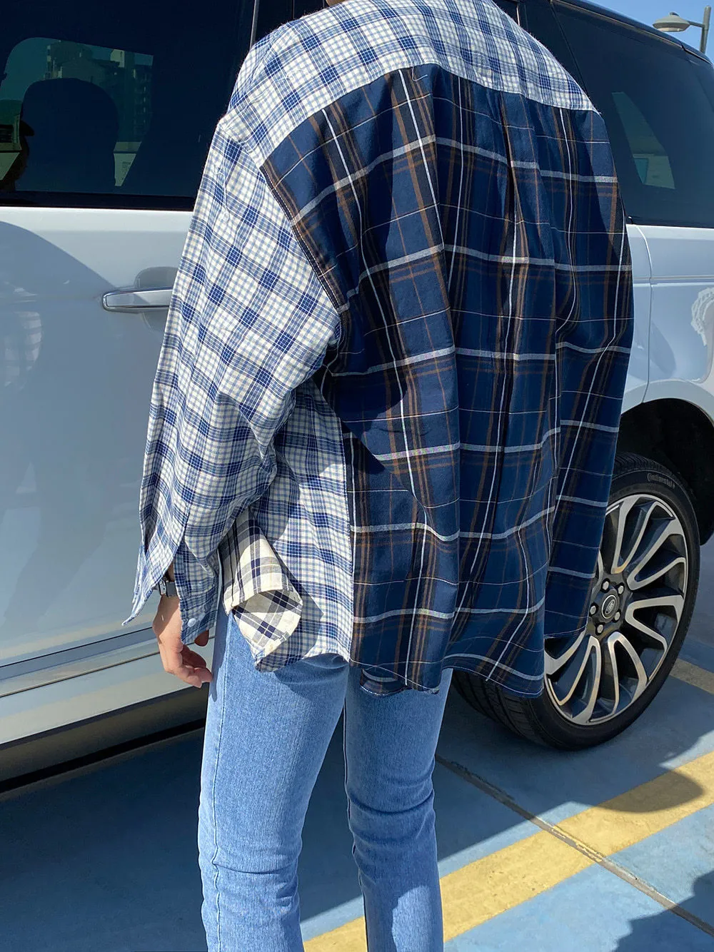 ASCLO  |Gingham Other Plaid Patterns Unisex Street Style