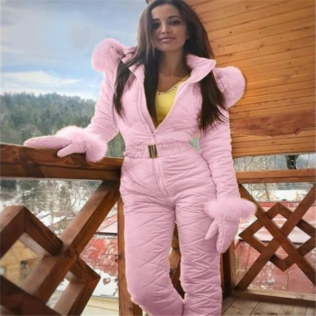 AshoreShop Womens Ski Snow Suit Overall Jumpsuit Warm Sleek Fit