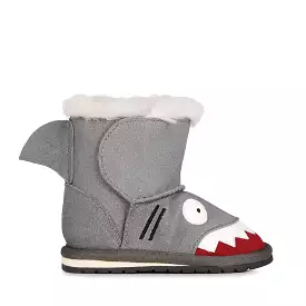 Babies Shark Walker Boots - Putty