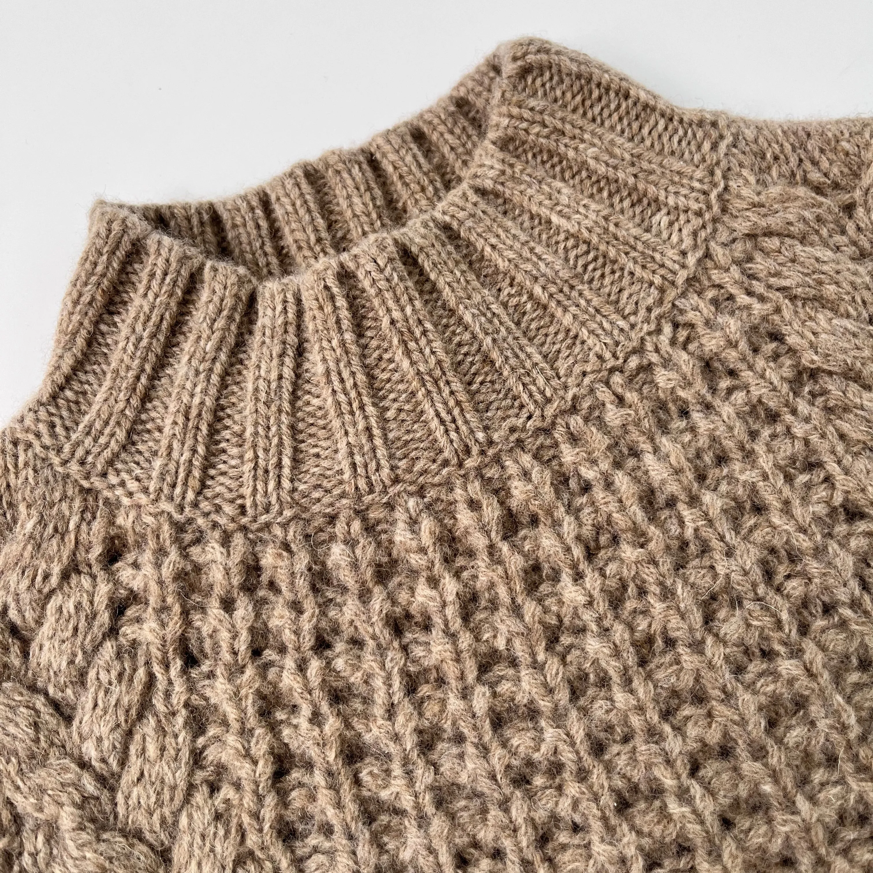 Belle Enfant Hazelnut Wool Jumper: 18-24 Months