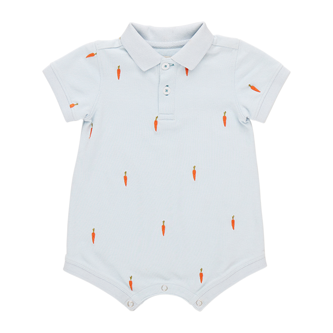 Blue Rooster Baby Boys Alec Jumper - Carrot Embroidery