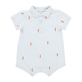 Blue Rooster Baby Boys Alec Jumper - Carrot Embroidery