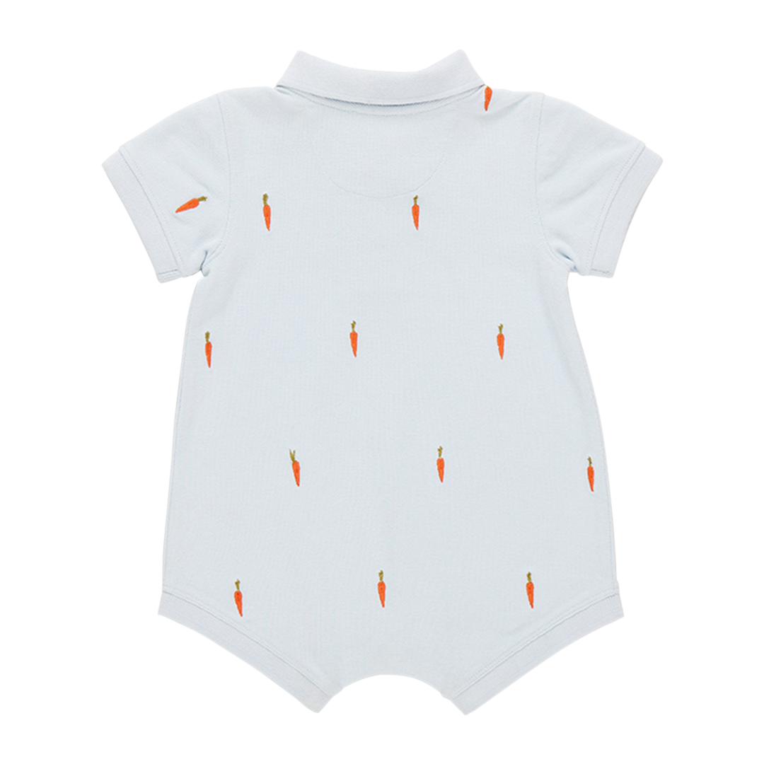 Blue Rooster Baby Boys Alec Jumper - Carrot Embroidery