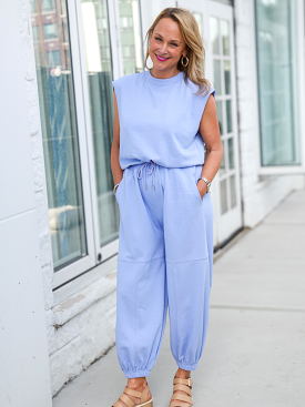 Bold Moves Jumpsuit - Chambray