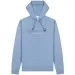 BRUNELLO CUCINELLI Techno Cotton French Terry Embroided Hooded Sweatshirt Azure