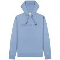 BRUNELLO CUCINELLI Techno Cotton French Terry Embroided Hooded Sweatshirt Azure