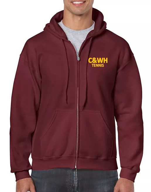 C&WH Tennis Mens Full Zip Hoody