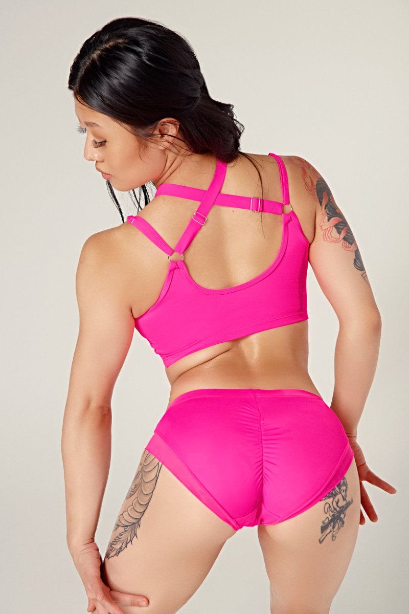 CXIX Dollhaus Low Waist Bottoms - Barbie Pink