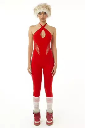 Cystar Jumpsuit - Red