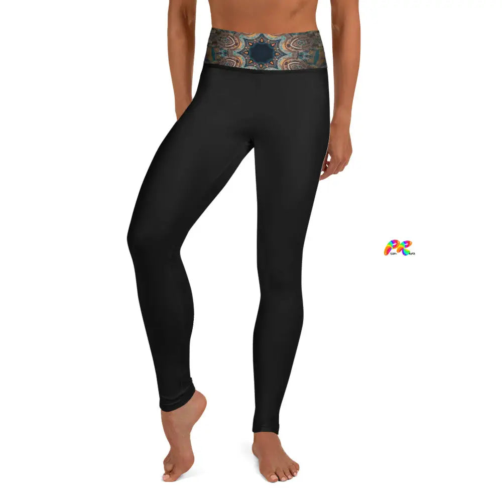 Dark Mandala Yoga Leggings