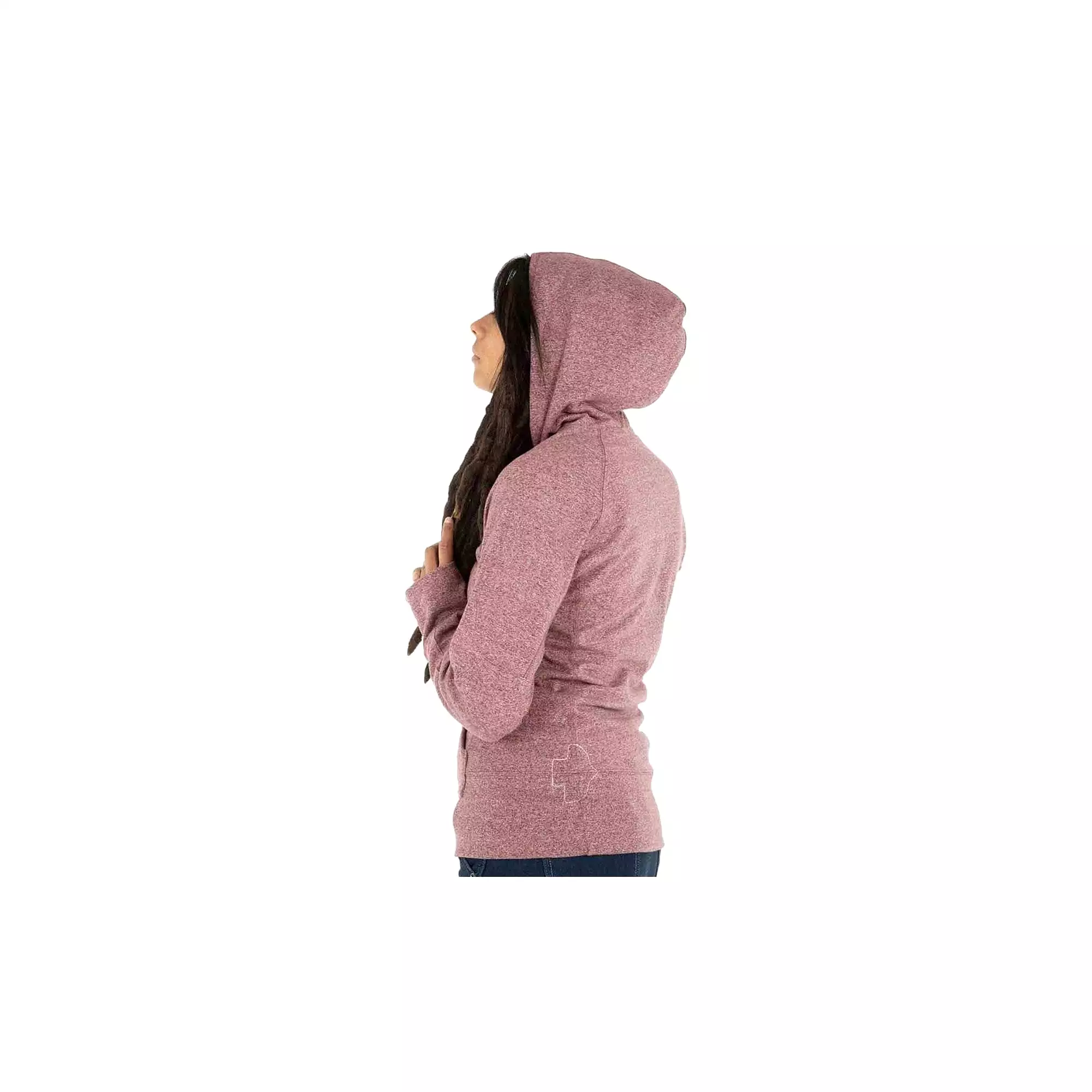 Dovetail Workwear Womens Pullover Hoody Red Heather