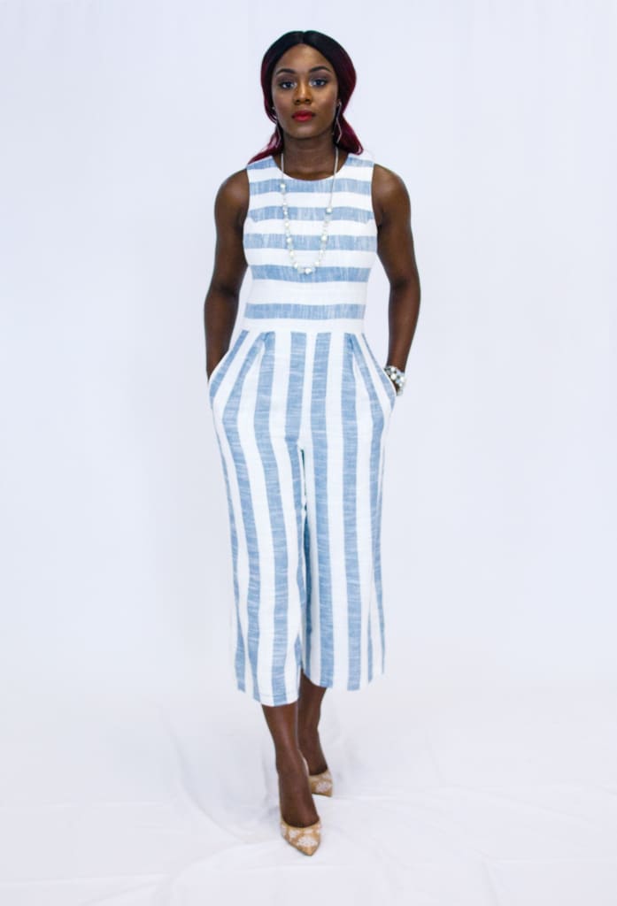 Elan Stripe Jumpsuit