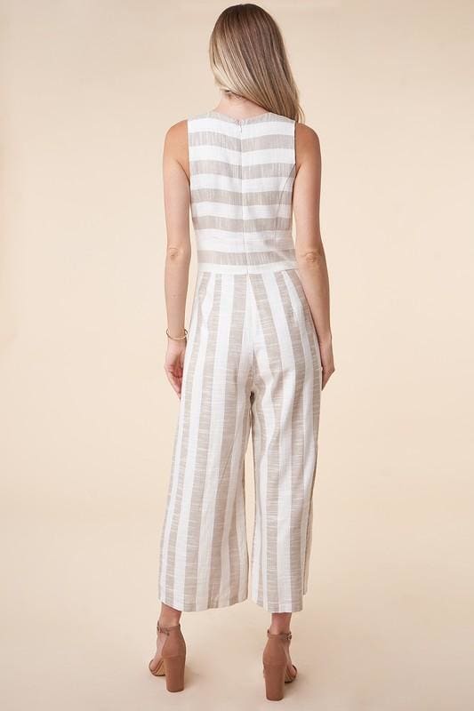 Elan Stripe Jumpsuit