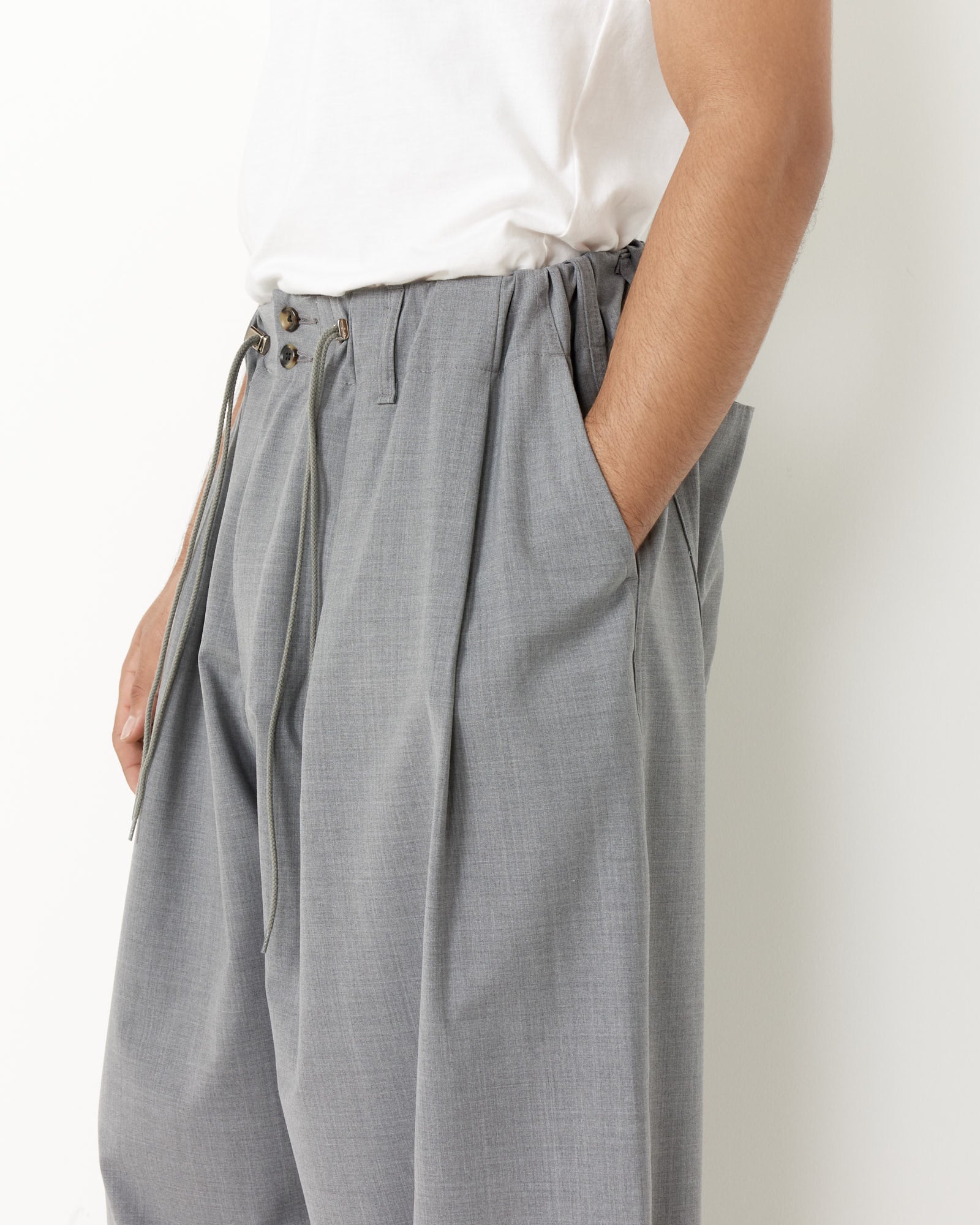 Essential Circular Pants in Grey