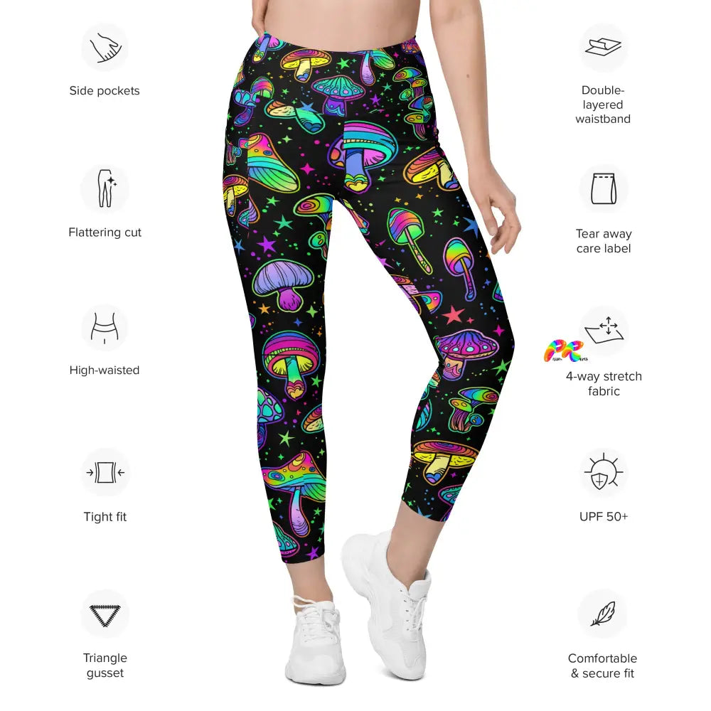 Fungi Dreamscape Rave Leggings