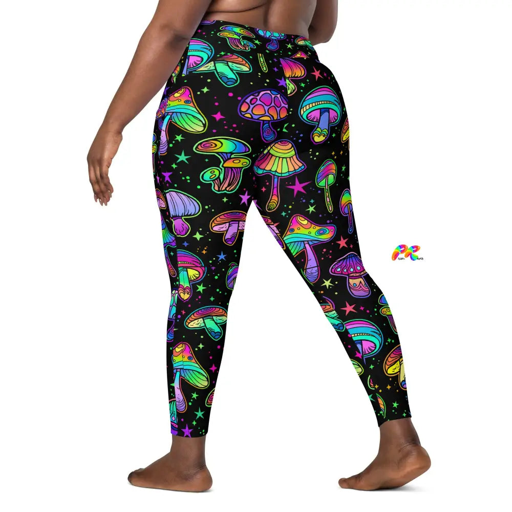 Fungi Dreamscape Rave Leggings