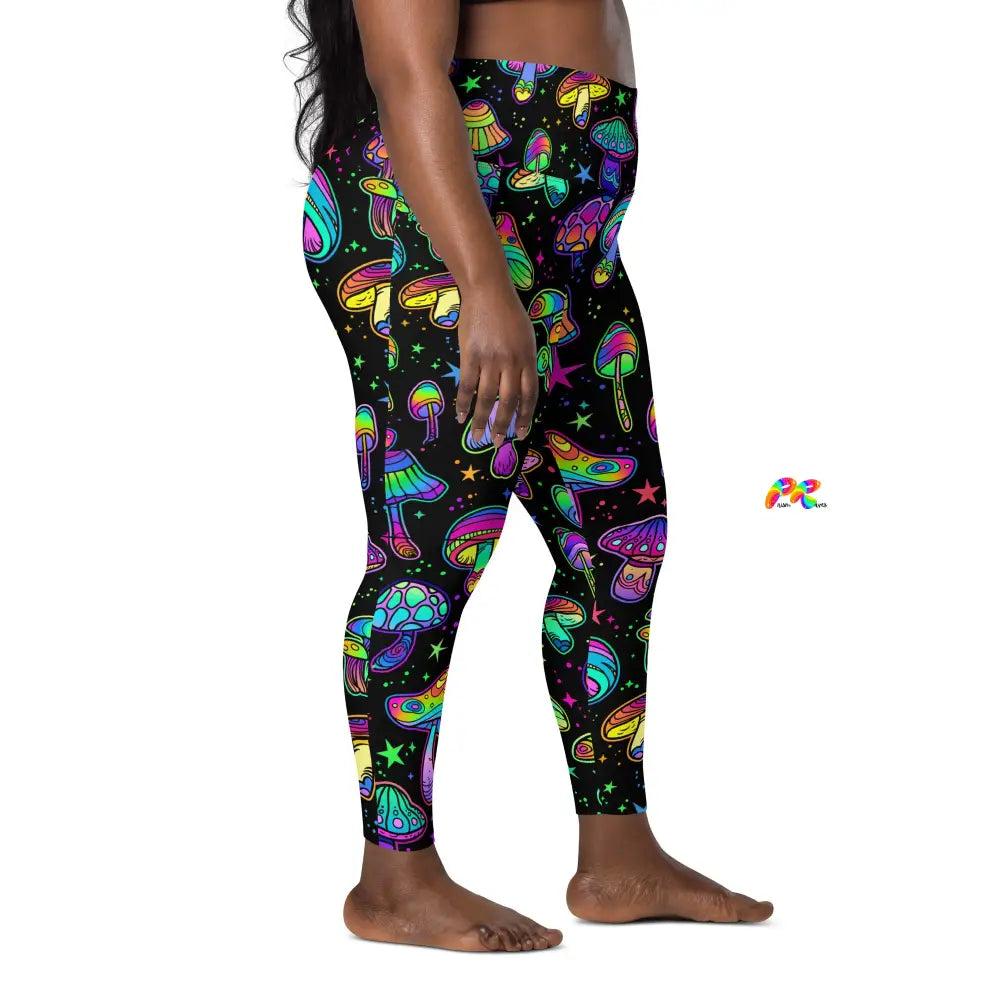 Fungi Dreamscape Rave Leggings