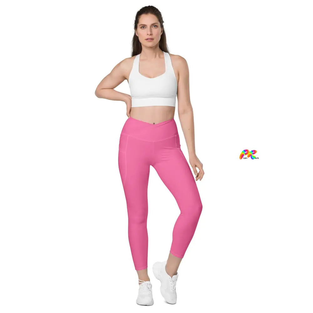 Fuscia Festival Gym Leggings