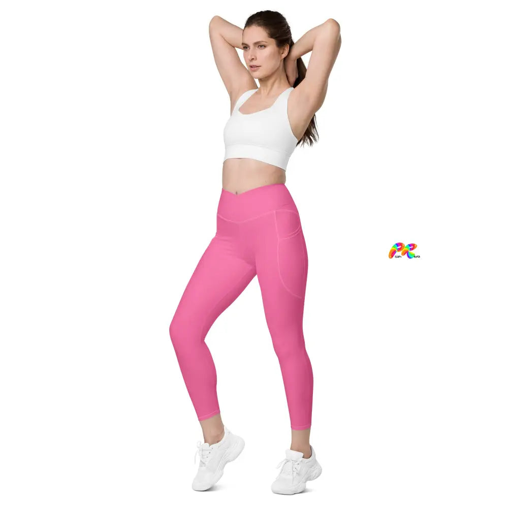 Fuscia Festival Gym Leggings