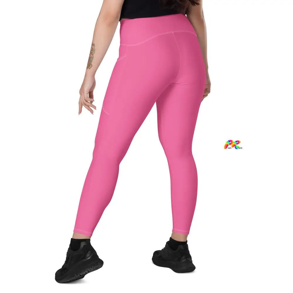 Fuscia Festival Gym Leggings