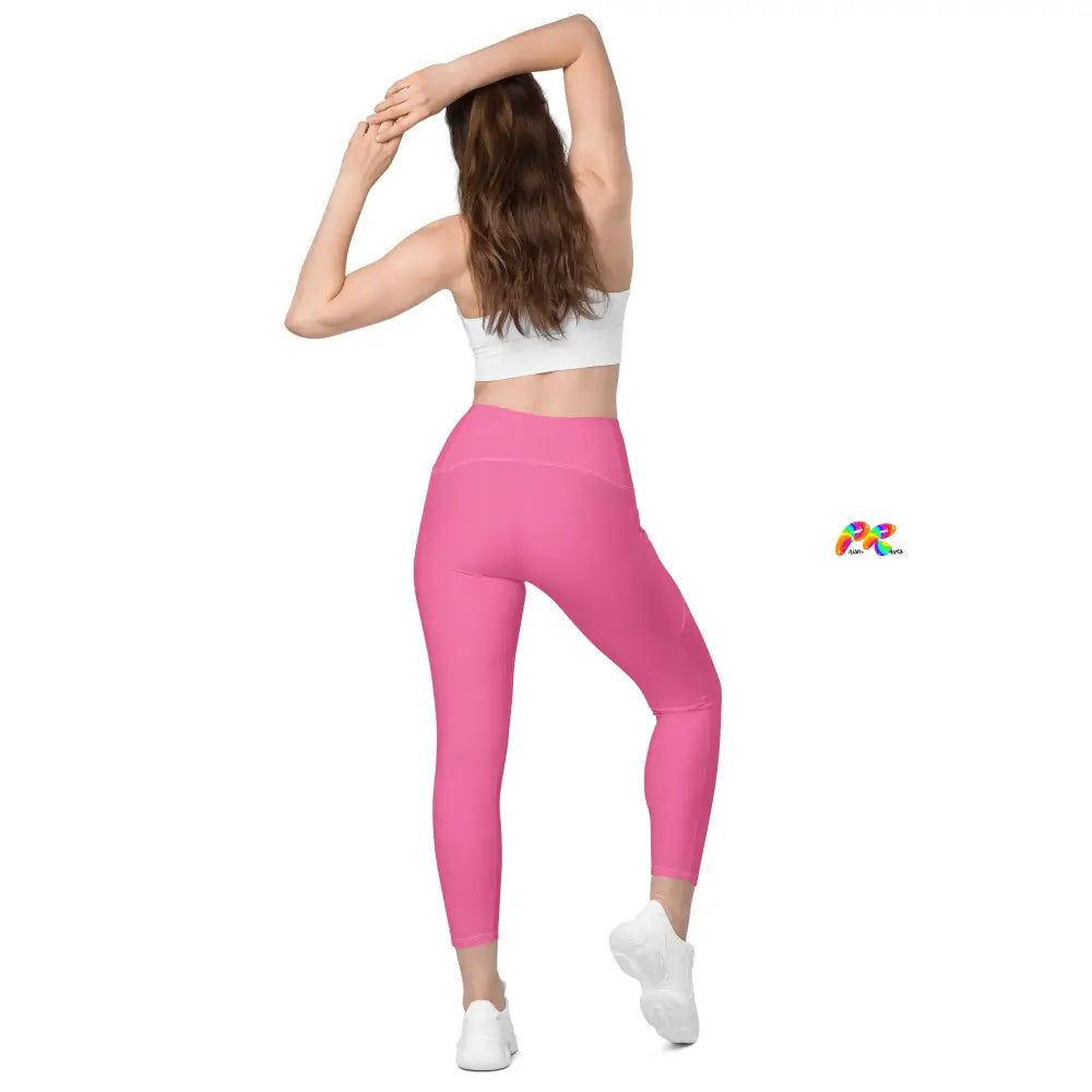 Fuscia Festival Gym Leggings