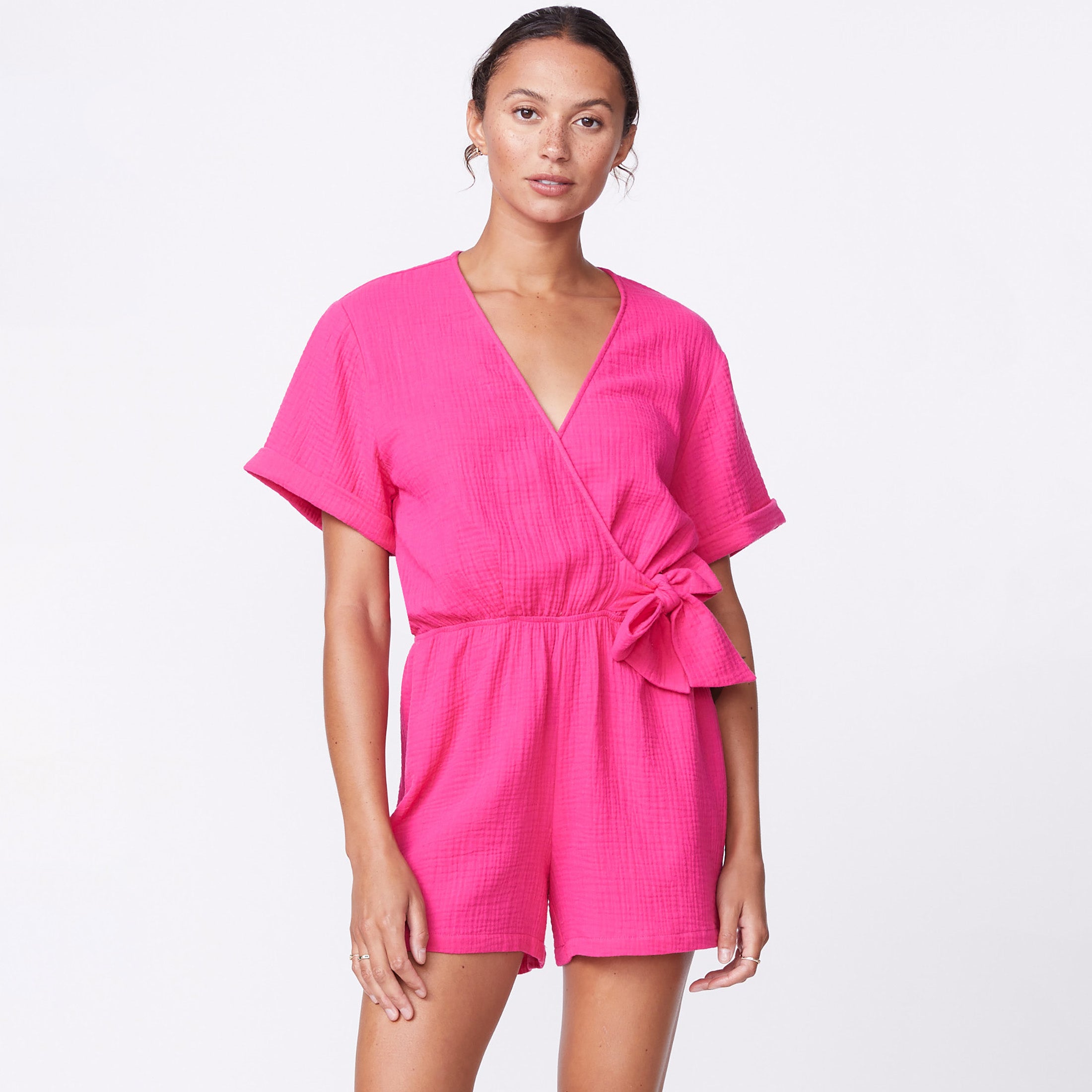 Gauze Wrap Romper