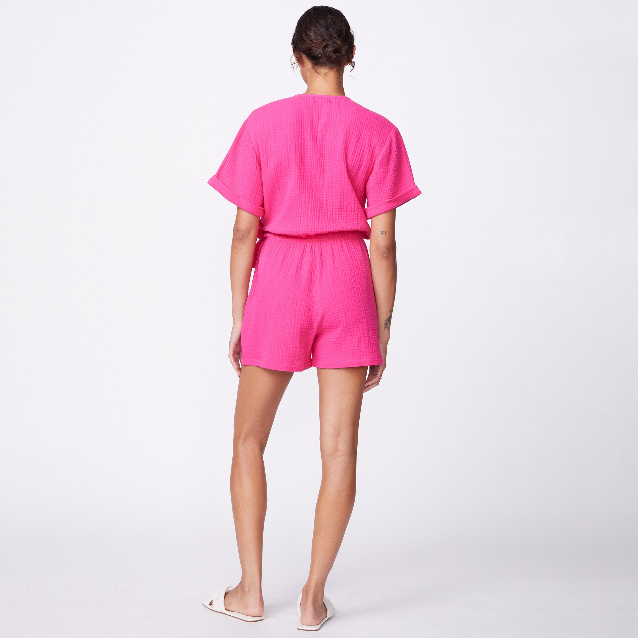 Gauze Wrap Romper