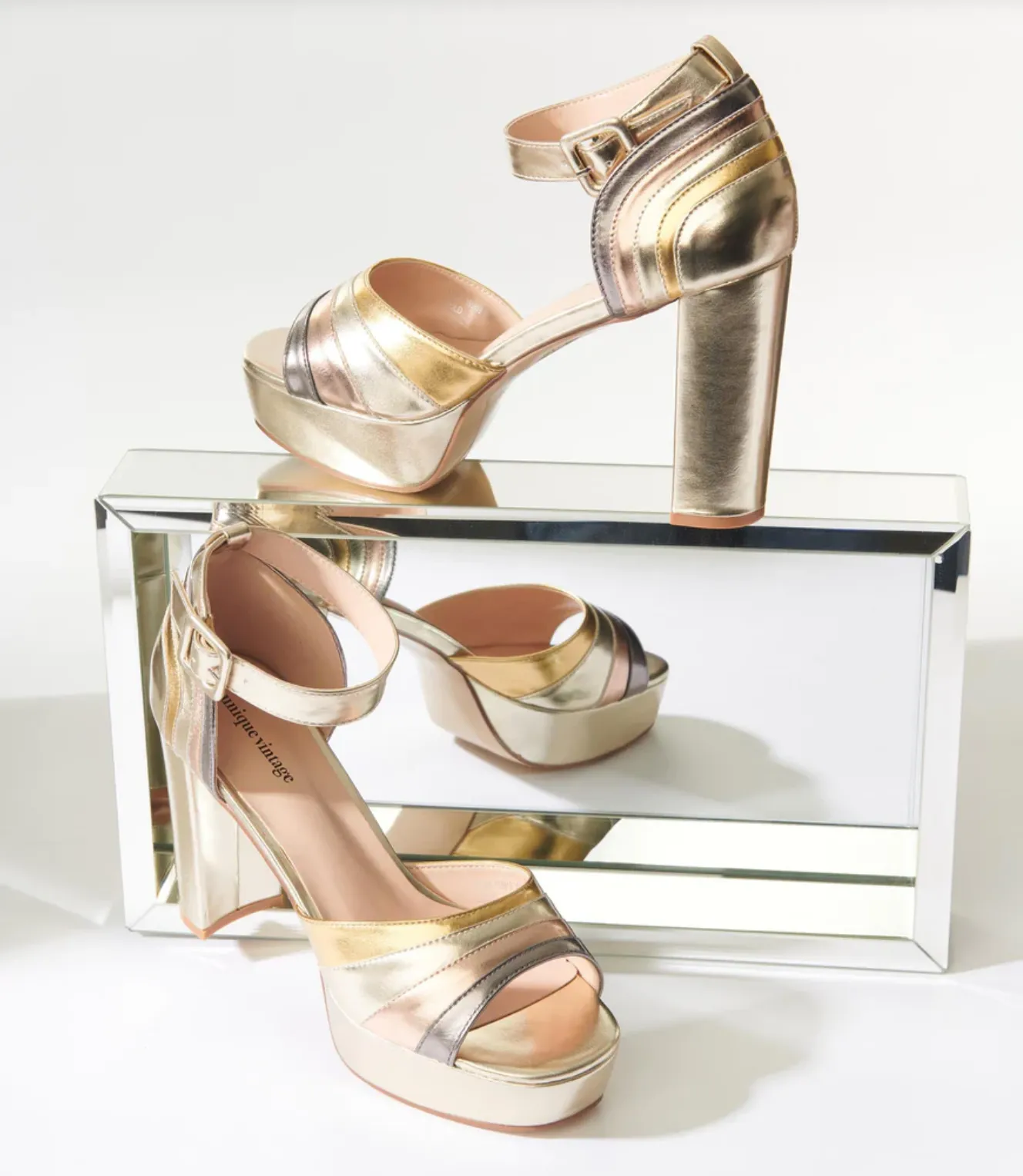 Gold Platform Shoes