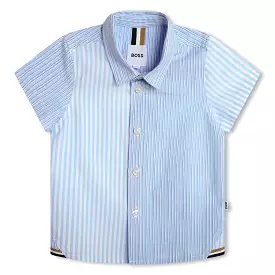 Hugo Boss Toddler Striped Dress Shirt_ J50589-10P