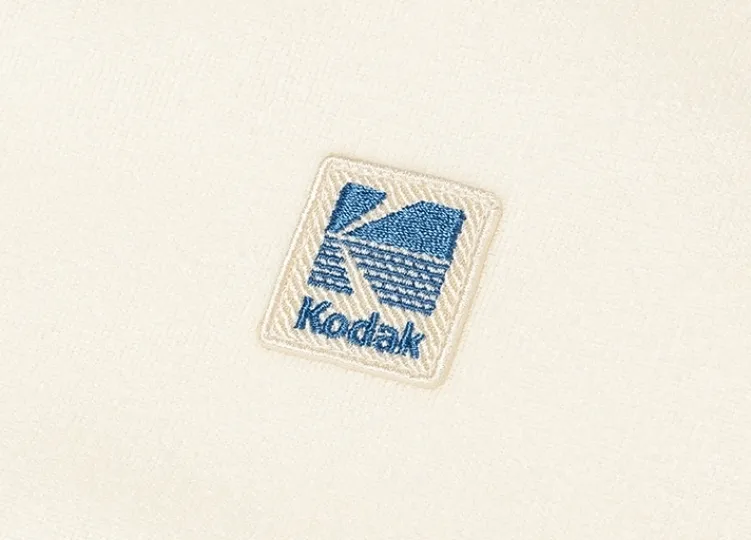 KODAK  |Unisex Street Style Plain Cotton Short Sleeves Oversized