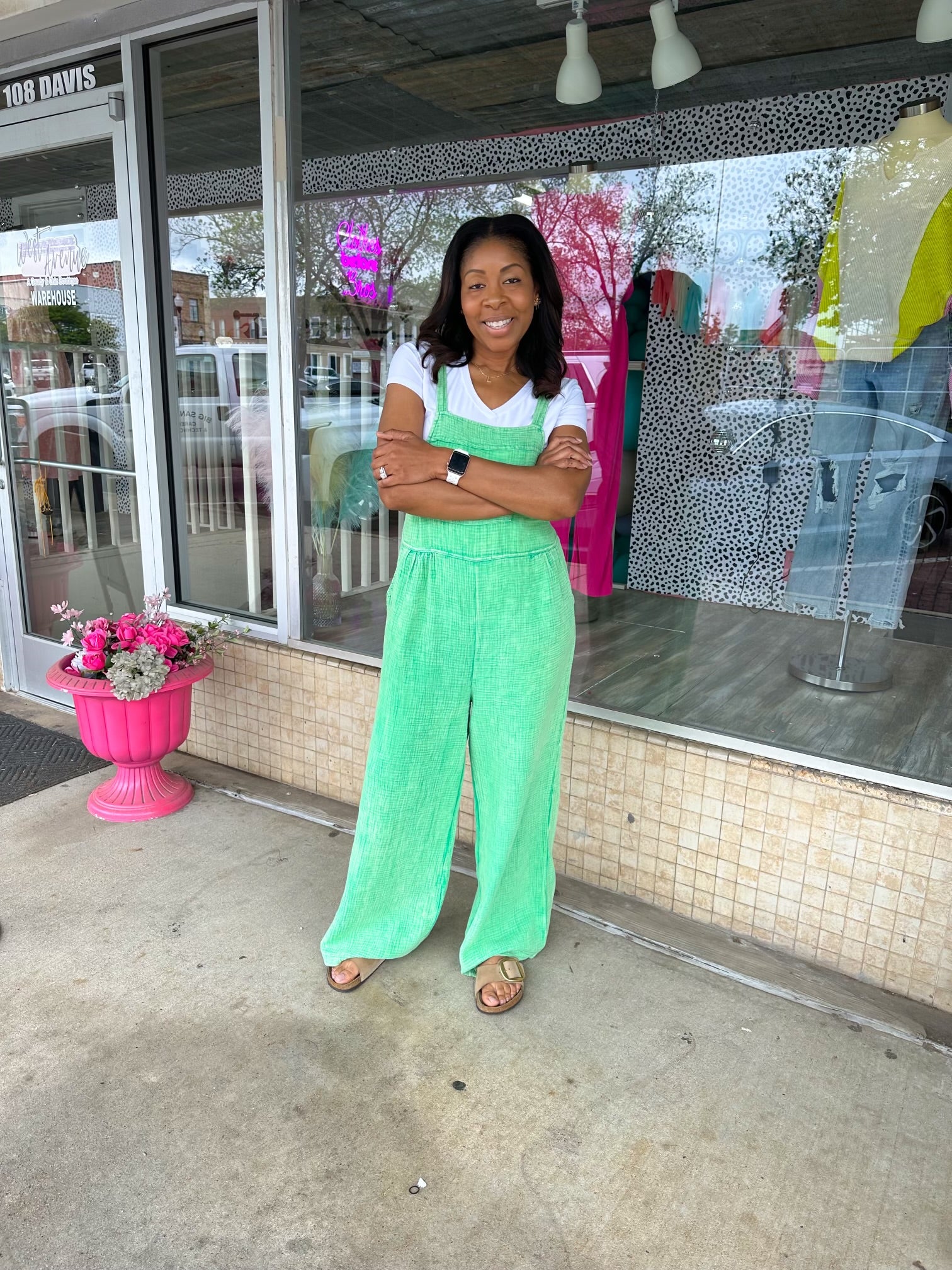 Leilani's Pick Kelly Green Jumpsuit