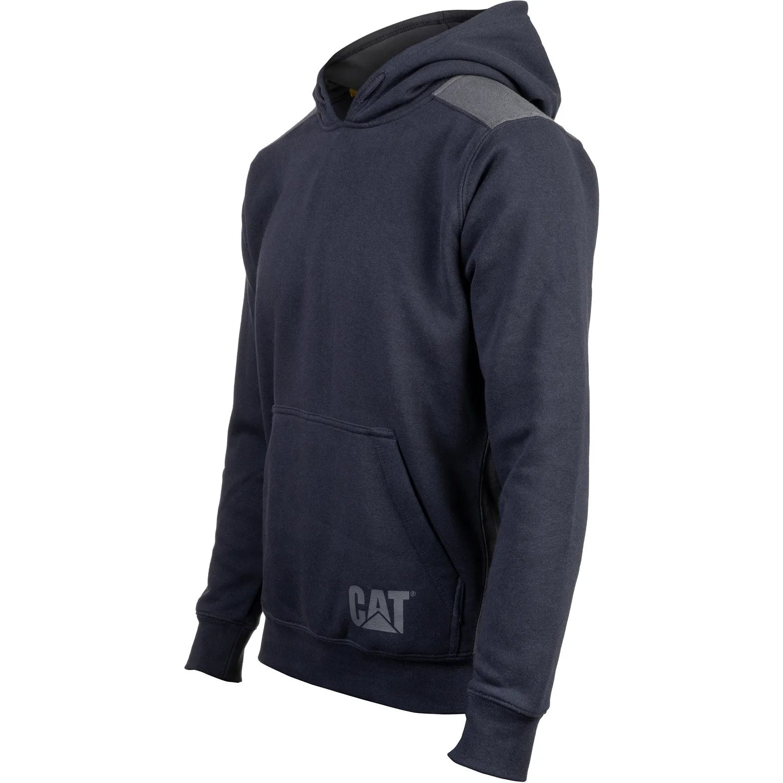 Logo Panel Hooded Sweatshirt  Navy