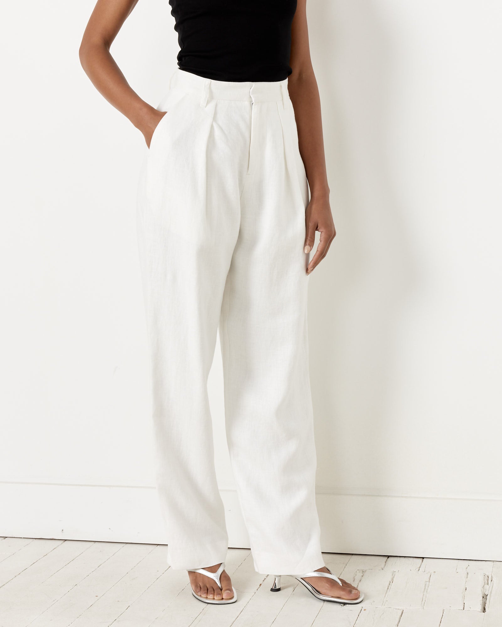 Marella Pant in White