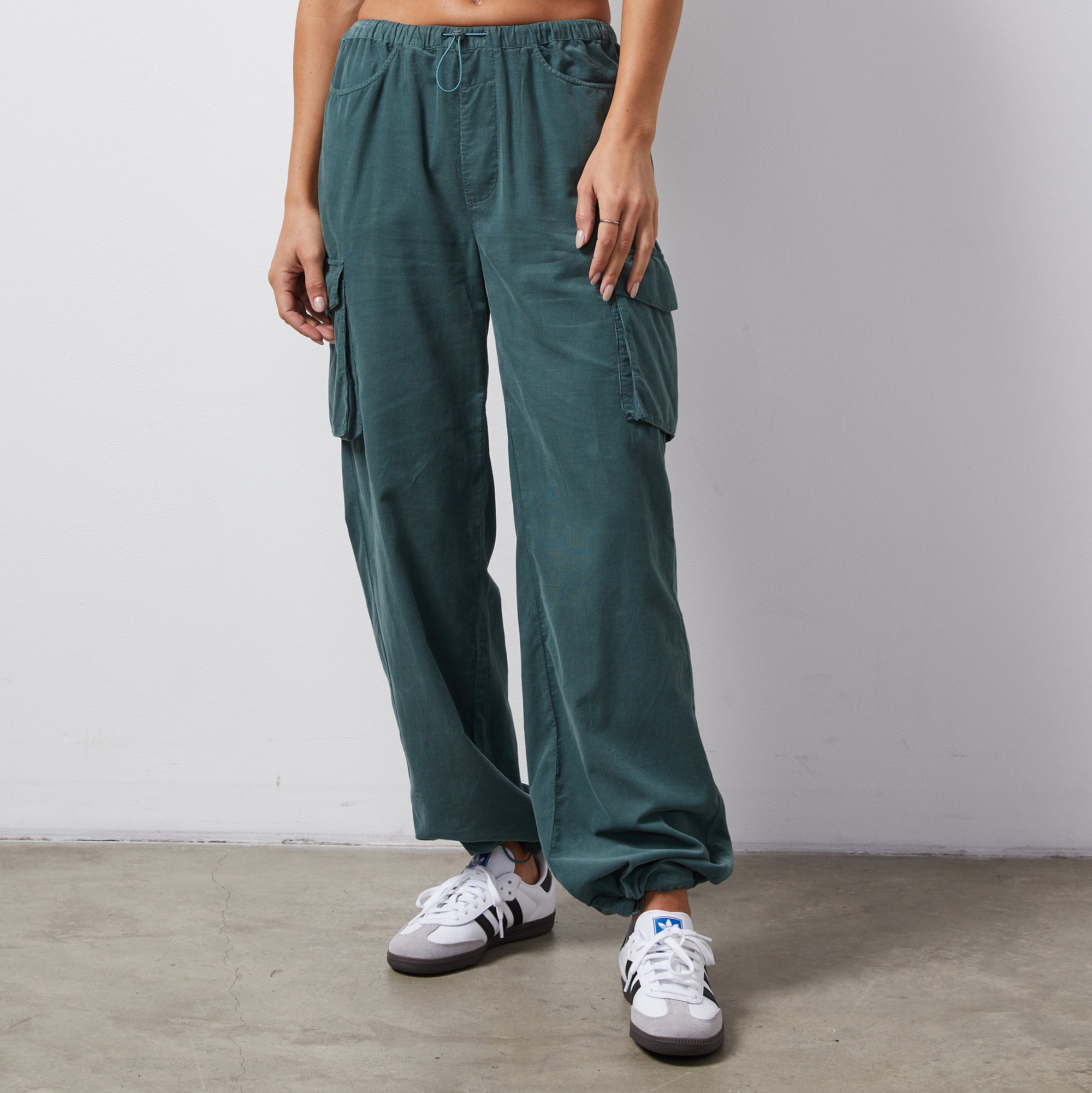 Mini Corduroy Parachute Pant