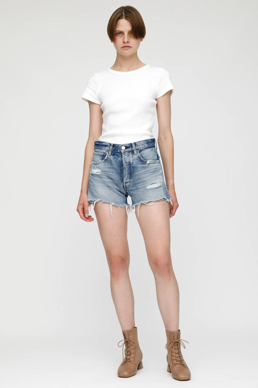 Moussy Vintage PACKARD SHORTS - BLU