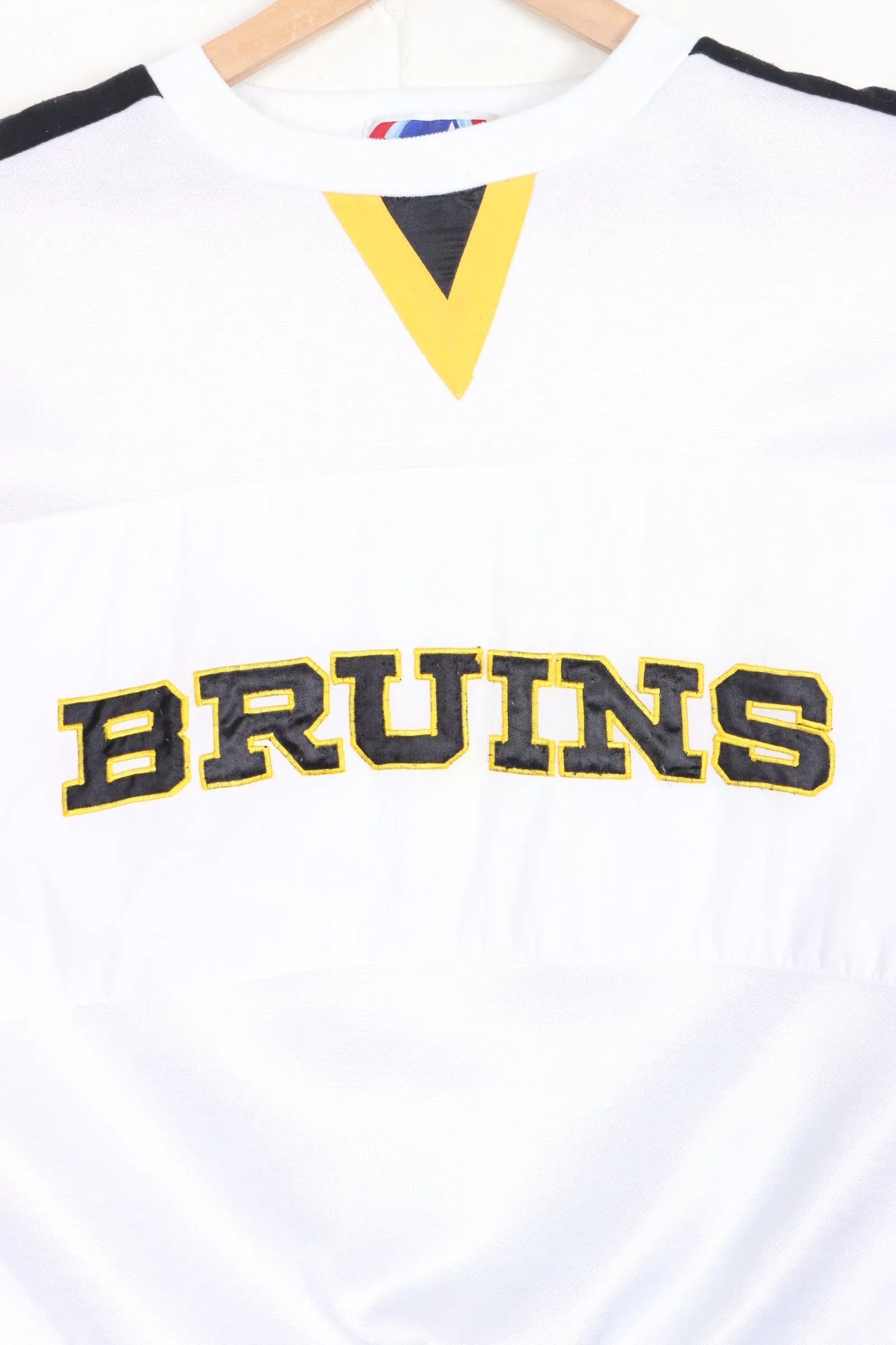 NHL Boston Bruins Spell Out Logo STARTER Pull Over (L)