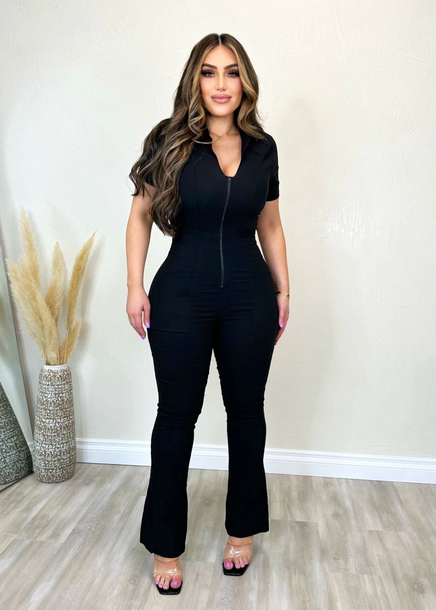 One More Time Jumpsuit Black