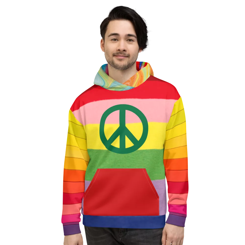 Peace Love & Rainbows Hoody