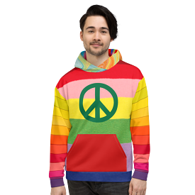 Peace Love & Rainbows Hoody