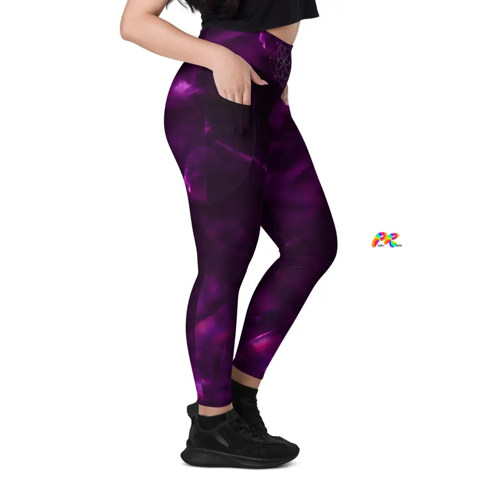 Purple Haze Festival Leggings