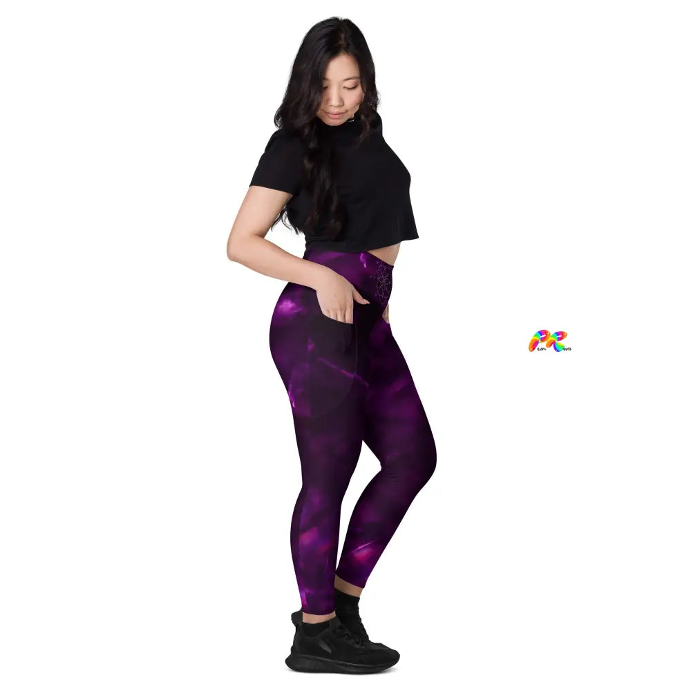 Purple Haze Festival Leggings