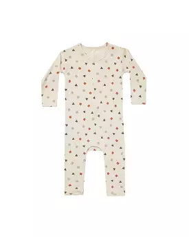 Quincy Mae - Geo Ribbed Baby Jumpsuit