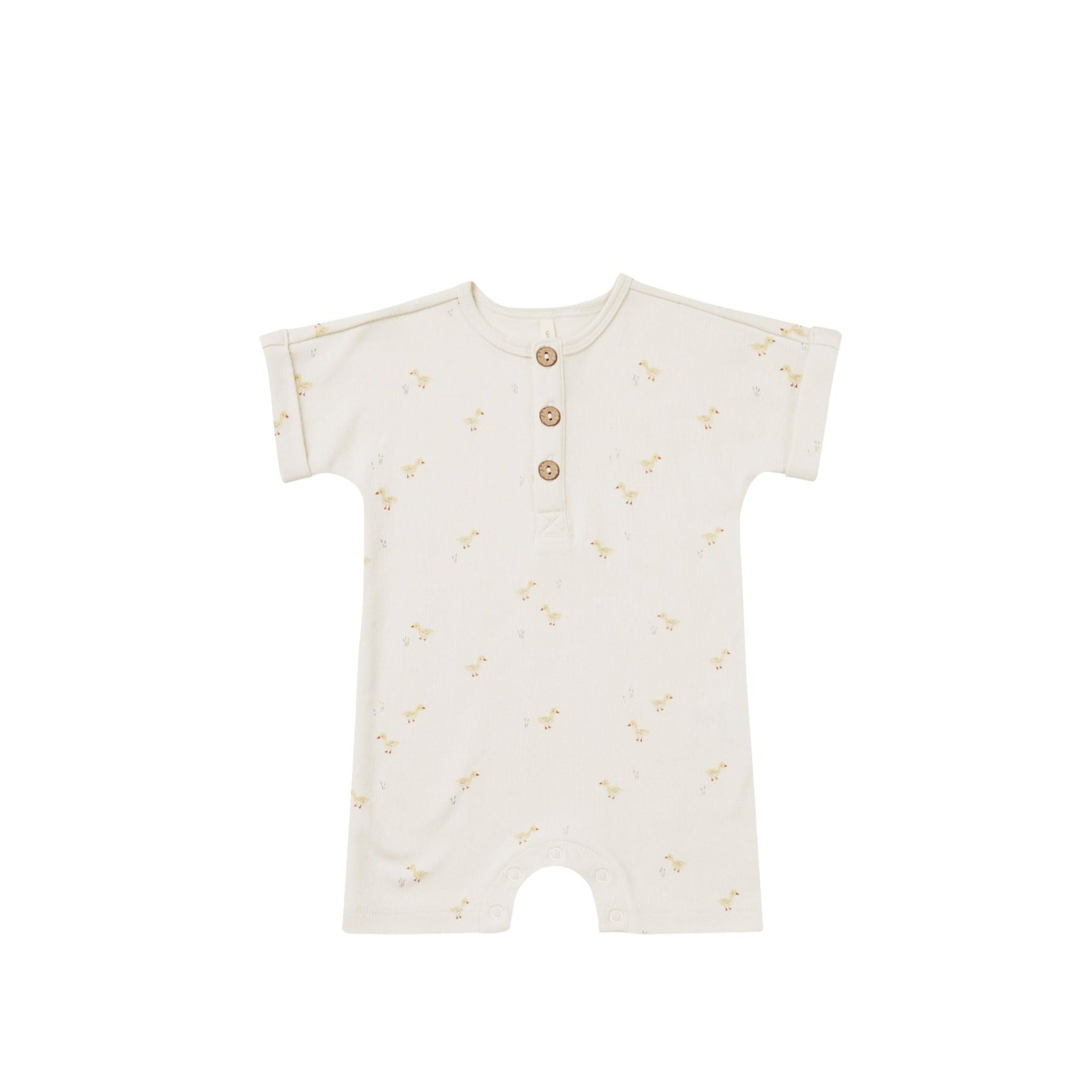 Quincy Mae Short Sleeve One Piece - Ducks