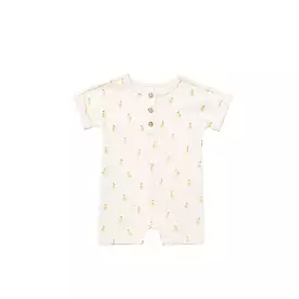 Quincy Mae Short Sleeve One Piece - Lemons