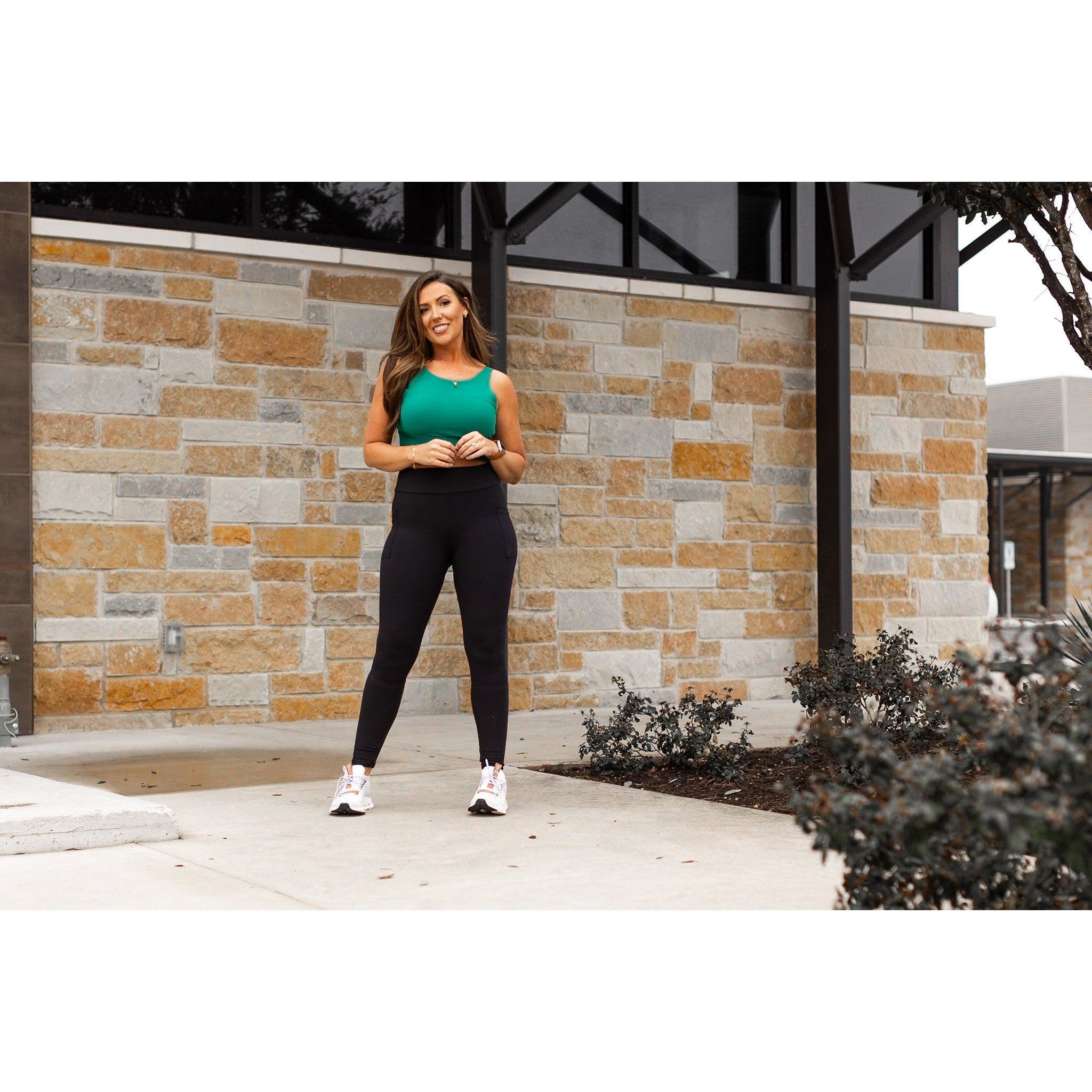 Ready to Ship | BLACK FULL-LENGTH Leggings with POCKET  - Luxe Leggings by Julia Rose